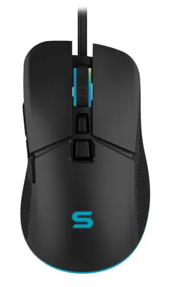 Maus gaming Serioux Kayel, 6400 DPI, sensor Sunplus, RGB