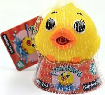 Lodër Squirbbles Duck, rosak lodër, për fëmijë, shumëngjyrëshe