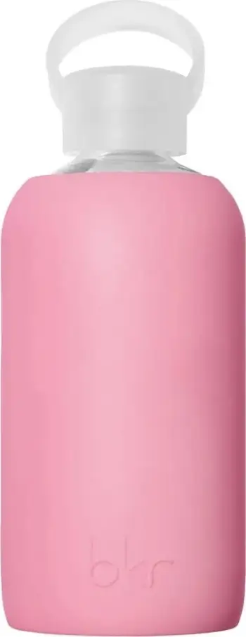 Shishe uji BKR Baker Miller, 500ml, qelq, rozë