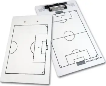 Tabë taktike futbolli Yakima Sport Tactical Whiteboard, 40x23 cm, e bardhë