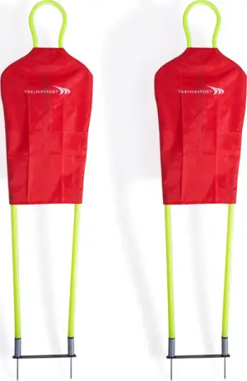 Mur stërvitor futbolli Yakimasport Training Wall Senior, me sustë, 180cm, i kuq