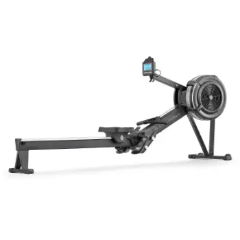 Makinë varkimi Half Human Air Rower SFIT P HH30008, 10 nivele rezistence, ekran LCD 5", e zezë