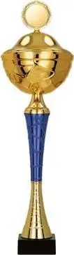 Kupë trofe Tryumf 9253/DP, 45cm, diametër 120mm, ari dhe blu