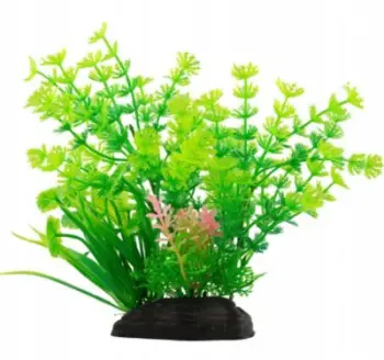 Bimë dekorative akuariumi Aqua Natura, plastike, 20 cm, jeshile