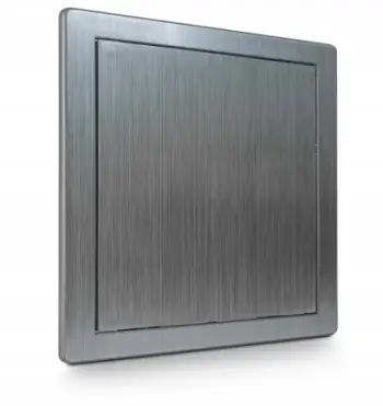Panel inspektimi Awenta DT, 200x200mm, plastikë ABS, argjendtë
