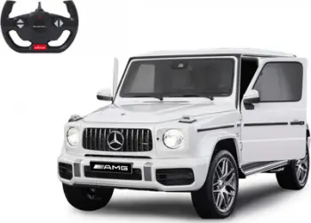 Makinë me telekomandë Jamara Mercedes-Benz AMG G63, 1:14, motor elektrik, e bardhë