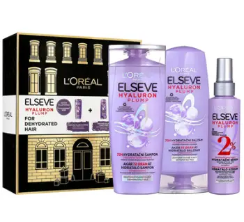 Set L´Oréal Paris Hyaluron Plump kLO1129 Shampo për flokë 250 ml + Balsam 250 ml + Serum 150 ml