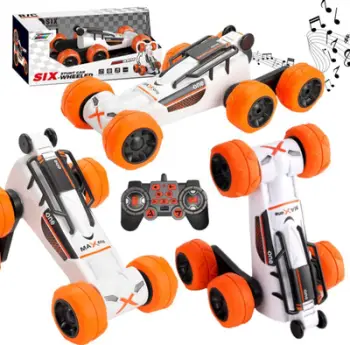 Makina me telekomandë Maksik R/C Stunt Car, akrobatike, me drita LED