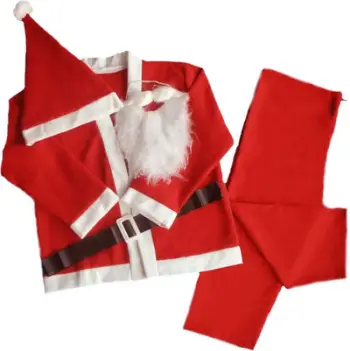 Kostum Babagjyshi Bulinex, set 5 pjesë, madhësia XL, i kuq
