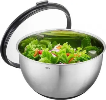 Tas metalik Gefu MUOVO, 4.5L, kapak hermetik, 24cm
