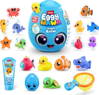 Lodër banjoje Eggy Wawa Learns in Surprise Bathroom, për fëmijë, blu