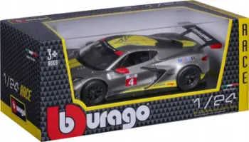 Makine modeli diecast Bburago Chevrolet Corvette 2022, shkalla 1:24, gri