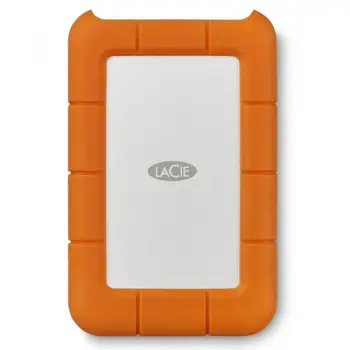 Hard disk i jashtëm Lacie Rugged USB C Mobile Drive, 2TB, USB C, portokalli