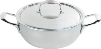 Tigan i thellë Demeyere Atlantis 1005391, 24 cm, çelik inox, argjendtë