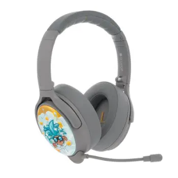 Kufje për fëmijë Onanoff Buddyphones Cosmos Plus, ANC, mikrofon, gri matt