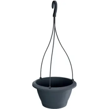 Vazo varëse për lule Prosperplast RESPANA W, 23.4 cm, 4 L, antracit