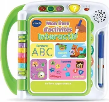 Libër interaktiv për aktivitete VTech 61850, 12 faqe, me markera, shumëngjyrësh