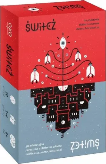 Lojë me letra Świteź Oko, edukative, 2–6 lojtarë, shumëngjyrëshe