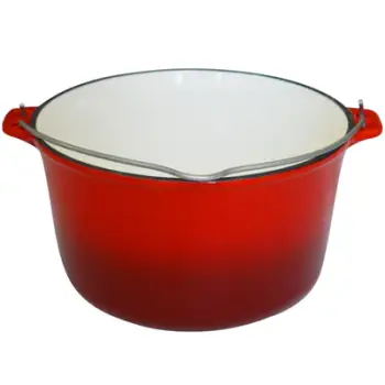 Kazan gize i emaluar Heinner HR-ZVC37C, 10L, 37x17.5cm, i zi