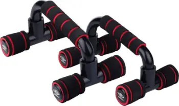 Doreza për pompa Umbro Push-up Support, set 2 copë, deri 100 kg, të zeza me të kuqe