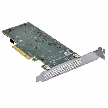 Kartë kontrolluese Broadcom HBA 9500-16i, PCIe 4.0, SAS SATA NVMe, e gjelbër