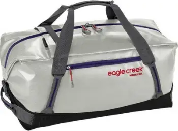Çantë duffel Eagle Creek Migrate 60L, 60L, rezistente ndaj ujit, argjendtë