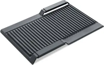 Pjatë grilli Bosch HEZ390522, 40cm, gize, gri e errët