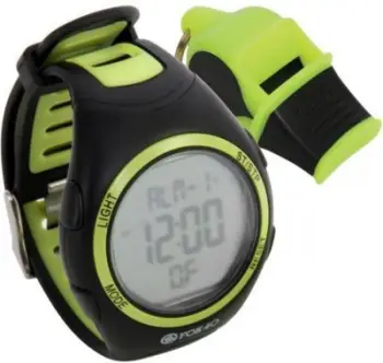 Set gjyqtari Fox 40 6906-0700/0705, orë sportive digjitale, bilbil profesional, i zi jeshil
