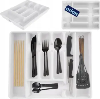 Organizues sirtari për takëme Orion, plastik, 36.5x27.5 cm, i bardhë