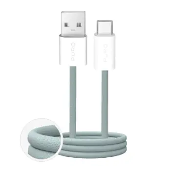 Kabllo USB Puro Cable Green, USB A në USB C, 1.5m, 10W, jeshile