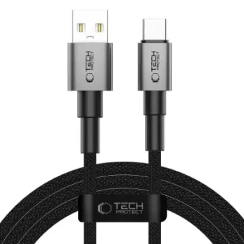 Kabllo USB Tech-Protect Ultraboost DNA Type-C, 200cm, 15W 3A, gri e errët