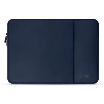 Këllëf laptopi Tech-Protect Neoprene, 15-16", me zinxhir, blu navy