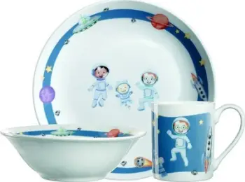 Set enësh për fëmijë Leonardo Space, 3 pjesë, shumëngjyrësh