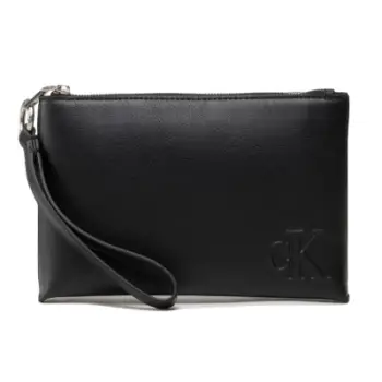 Set aksesorësh Calvin Klein Jeans K60K610146, çantë kozmetike, varëse çelësash, e zezë