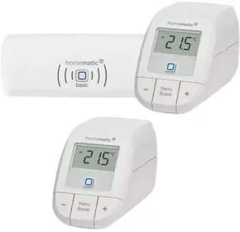 Set startues EQ-3 Homematic IP Heating Basic, për 2 radiatorë, i bardhë