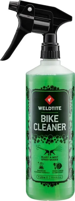 Spray pastrues biçiklete Weldtite Bike Cleaner Lime, 1L, aromë limoni, i gjelbër