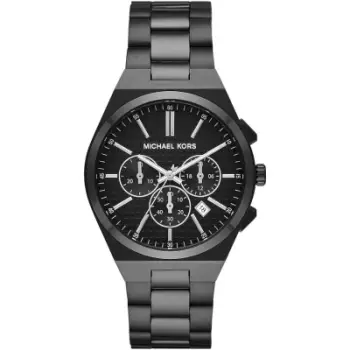 Ora Michael Kors Lennox Chronograph, çelik inox, kronograf, e zezë