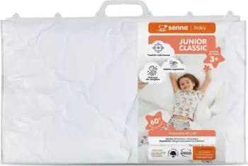 Jastëk për fëmijë Wendre Pillow Junior Classic, 40x60cm, fibra poliesteri, i bardhë