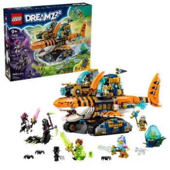 Set ndërtimi LEGO DREAMZzz Tiger Shark Tank 71515, 1548 pjesë, 9+