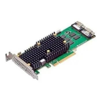 Kontroller RAID Broadcom MegaRAID, 16 porta SAS SATA, PCIe 4.0, i gjelbër