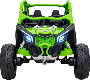 Makina elektrike për fëmijë Ramiz BUGGY MAVERICK Turbo RR, 2 vende, 4x200W, jeshile e zezë