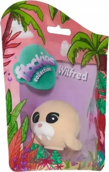 Figurinë koleksionuese Flockies Walrus Wilfred, shumëngjyrëshe, për fëmijë