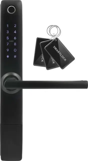 Bravë elektronike Handle With Code, instalim i lehtë, me kod, argjendtë