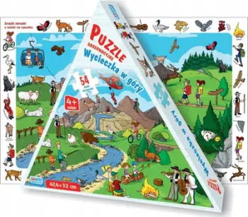 Puzzle observues Jako Wycieczka w góry, 54 pjesë, 4+, shumëngjyrëshe