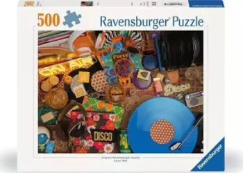 Puzzle Ravensburger Hello Vinyl, 500 pjesë, për të rritur dhe fëmijë