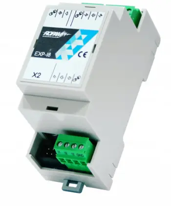 Modul zgjerues hyrjesh Ropam EXP-I8-D2M, 8 hyrje, montim DIN