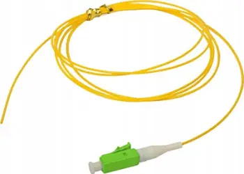 Pigtail fibër optike ALANTEC SM 1J 9/125 G.657.A1, LC/APC, 2 m, i verdhë