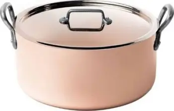 Tengere pjekjeje De Buyer Inocuivre, 20 cm, 3.3 L, bakër me dorezë gize