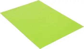 Fletë fetre dekorative Penword, 20x30cm, set 10 copë, jeshile e çelët
