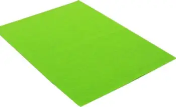 Fletë dekorative felt Penword, 20x30cm, set 10 copë, jeshile e çelët